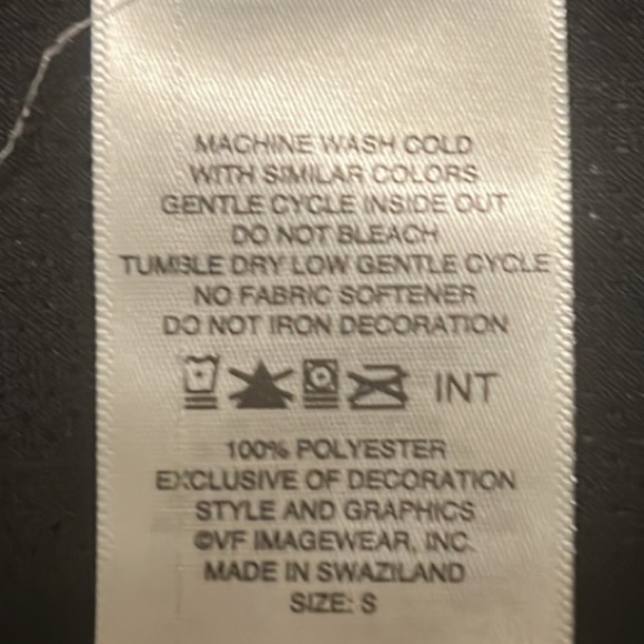 Harley-Davidson, Activewear, Long Thumb Sleeves, V-Neck Top, Charcoal Black, Sm - Picture 9 of 9